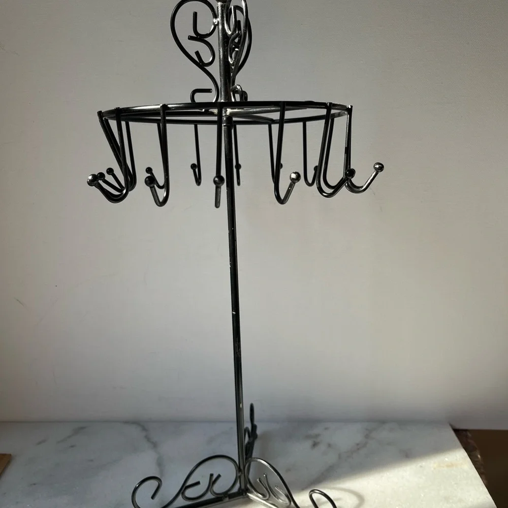 Metal jewelry holder,rotating jewelry holder